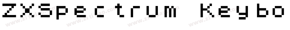 ZXSpectrum Keyboard字体转换
